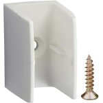 Clip bloqueur de manivelle volet roulant blanc support guide manette plastique 15mm - 18mm universel ...