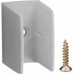 Clip bloqueur de manivelle volet roulant gris support guide manette plastique 15mm - 18mm universel fentre ...
