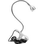 Clip light, portable flexible col de cygne usb led lampe de lecture table ordinateur clip lampe blanc ...