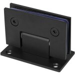 Clip de salle de bain en acier inoxydable accessoire de quincaillerie de porte en verre � double charni�re ...