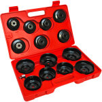 Cloches filtres � huile professionnel - coffret 15 pi�ces
