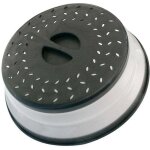 Cloche micro ondes - sans bpa - couvercle micro - ondes 3en1 - cloche pour micro onde retractable anti ...