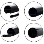 Closoir pour main courante ronde pvc noir (2m) - duval - 61 - 1746 - 4000