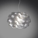 Cloud lustre suspension argent une lumi�re diam�tre 28x h18 cm