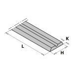 790. 820. 00 couteau hwm pour raboteuses portables 82x5, 5x1, 1