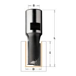 Cmt: fraise carbure à défoncer 12mm super longue - queue filetage m12 Cmt: fraise carbure à défoncer 12mm super longue - queue filetage m12