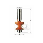 Cmt: fraise carbure demi - rond rayon 4, 75mm - guidage - queue 12, 7mm Cmt: fraise carbure demi - rond rayon 4, 75mm - guidage - queue 12, 7mm
