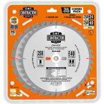 Cmt - lame de scie contractor 160x2 2 / 1 4x20 mm z24 / z40 / z40 15� 3 unit�s