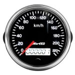 Cnspeed gps speedometer 12v / 24v 85mm 220km / h for car motorcycle - -