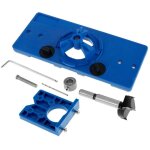 Coavas - gabarit de per�age charniere invisible 35 mm et dispositif de charni�re per�age 35 mm avec foret ...
