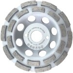 Coavas - meule boisseau diamant�e 125 mm universelle pour b�ton et pierre - double rang�e, fixation 22, ...