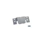 Lot de 2 pièces de tôle d'ancrage zinguée 100 x 47 mm Lot de 2 pièces de tôle d'ancrage zinguée 100 x 47 mm
