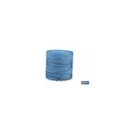 Bobine de cordon poly tress� 5 mm 200 mts blanc / bleu