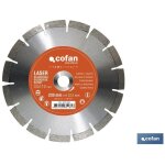 Cofan - disque diamant� tailleur de pierre silencieux 300 mm