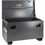 Dema - coffre de chantier verrouillable grey xxl - 420 litres - acier