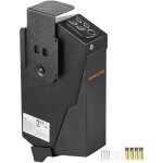 Mophorn - coffre - fort biomtrique mont pour pistolets, 3 mthodes d'accs, coffre - fort de stockage ...