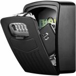 Coffre - fort cls de scurit, grand format, haut de gamme, avec code 4 chiffres, fixation murale, pour ...