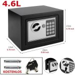 Coffre - fort numérique avec serrure électronique coffre - fort à clé en acier 4, 6 l coffre - fort en ... Coffre - fort numérique avec serrure électronique coffre - fort à clé en acier 4, 6 l coffre - fort en ...