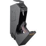 Coffre - fort de pistolet deempreinte digitale en acier, coffre - fort pour armes a feu biometrique avec ...