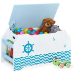 Coffre � jouets nautique avec �tag�res