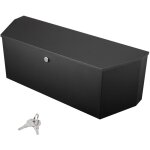 Coffre � outils pour languette de remorque mophorn, 36 x12 x12 , en acier. rangement robuste avec serrure ...