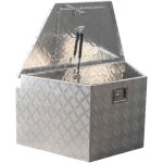 Coffre de rangement pour remorque en aluminium 165 l mw tools mwa190r