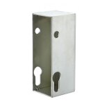 Coffre pour serrure encastrable pour portail, tube 40mm, axe 20mm, zingu� - thirard