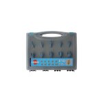 Leman ? coffret de 10 m�ches droites carbure 43 mm ? pour rainures et feuillures ? compatible d�fonceuses ...