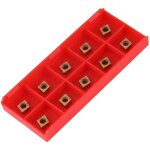 Coffret de 10pcs lames inserts rotatifs cnc insert carbure ccmt060204 - hm ybc251 outil tournage filtage ...