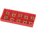 Coffret de 10pcs lames inserts rotatifs cnc cutters forme losange en carbure ccmt09t304 ccmt32. 5 outil ...