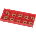 Coffret de 10pcs lames inserts rotatifs cnc cutters forme losange en carbure ccmt09t304 ccmt32. 5 outil ...