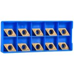 Coffret de 10pcs lames inserts rotatifs forme losange cnc cutters en carbure dcmt11t304 - hm ybc251 outil ...