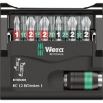 Coffret de 11 embouts de vissage bitorsion + 1 porte - embouts - 05057420001 - wera
