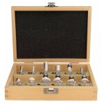 Coffret de 12 fraises � bois sur queue de 6 mm makita d - 57065