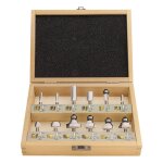 Coffret de 12 fraises queue de 6 mm makita d - 57065