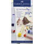 Coffret de 12 pastels tendres faber castell fc - 128312 creative studio