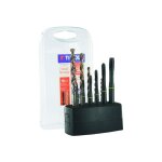 Coffret 12 pi�ces mgti - 6 tarauds hss multi - applications gun iso529 m3 � m10 + 6 forets tbx hsse5% ...