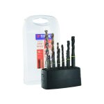 Coffret 12 pi�ces mhti - 6 tarauds hss multi - applications helico iso529 m3 � m10 + 6 forets tbx hsse5% ...