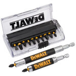 Coffret 14 pi�ces avec embouts de vissage impact torsion + 2 porte - embouts magn�tiques dewalt dt70512t ...