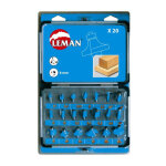 Coffret 20 m�ches de d�fonceuse leman 428. 700. 20
