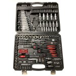 Coffret de 216 pi�ces douilles, cliquets, widmann 216ts, haute qualit� acier chrome - vanadium, tournevis ...