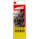 Coffret de 5 forets b�ton cts � queue lisse �4 / 5 / 6 / 8 / 10 mm fischer