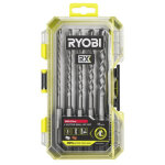 Coffret 5 forets sds + � 2 taillants ryobi rx - 5, 5 � 10 mm - rarxsds5