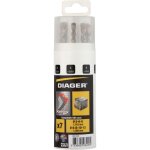 Coffret 7 forets b�ton twister 2 taillants sds plus - 102c