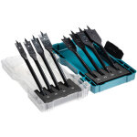 Coffret de 8 m�ches � bois plates makita 12, 14, 16, 18, 20, 22, 25, 32 mm, tige hexagonale