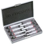 Coffret de 8 tournevis micro - tech� torx� facom aex. j2