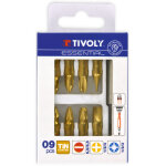 Coffret 9 pcs embouts tin + pe - tivoly