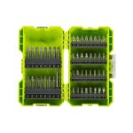 Coffret antichocs empilable 48 embouts de vissage mixtes - porte - embouts rak48ssd - ryobi