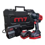 M7 - coffret cle a choc pro 3 / 4 sans fil 1900 nm chargeurs + batteries