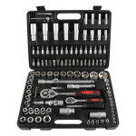 Skecten - coffret cl� � cliquet et embouts, jeu de cl�s � douille, 108 pi�ces, avec une mallette noire, ...